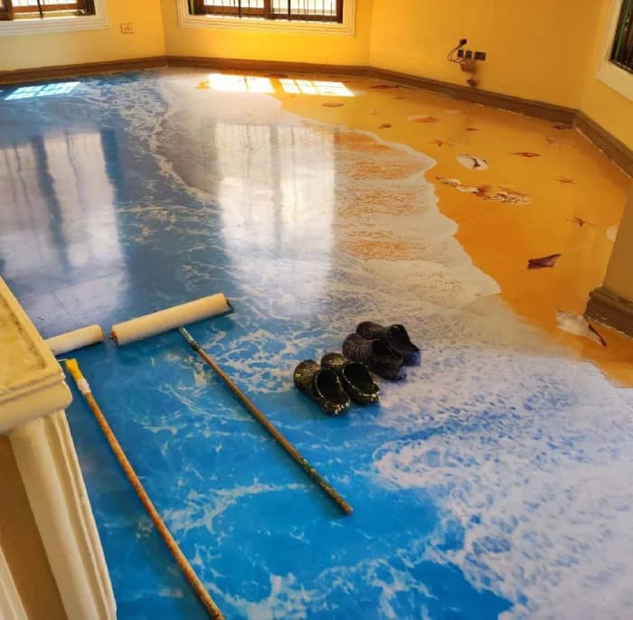 Epoxy flooring industrial